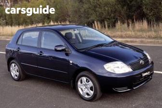 Silver 2002 Toyota Corolla Hatchback Conquest Seca