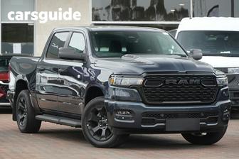 Blue 2026 RAM 1500 Crew Cab Utility Express Black Edition