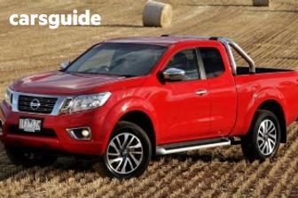 Red 2015 Nissan Navara King Cab Utility St (4X4)