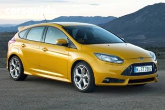 Orange 2013 Ford Focus Hatchback St