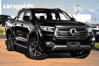 Black 2026 GWM Cannon Dual Cab Utility Premium (4X4)