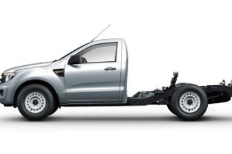 White 2014 Ford Ranger Cab Chassis Xl 2.2 Hi-Rider (4X2)