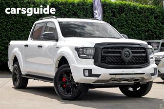 White 2026 GWM Cannon Alpha Dual Cab Utility Ultra Phev (4X4)