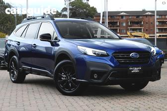 Blue 2025 Subaru Outback Wagon Awd Sport Xt