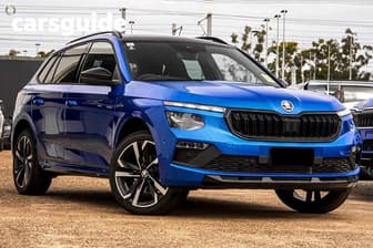 Blue 2025 Skoda Kamiq Wagon 110Tsi Monte Carlo