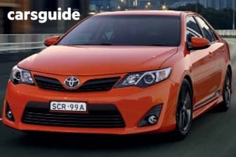 Orange 2014 Toyota Camry Sedan Rz S.E.