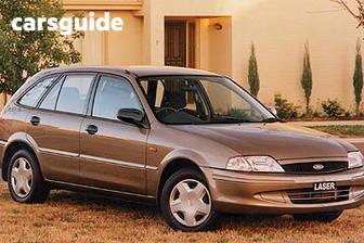 Gold 2001 Ford Laser Hatchback Lxi