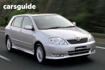Black 2003 Toyota Corolla Hatchback Ascent Seca