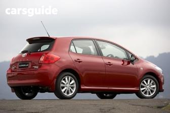 Red 2008 Toyota Corolla Hatchback Levin Sx