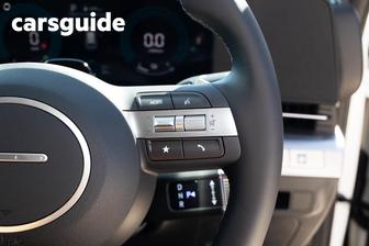 White 2026 Hyundai Kona Wagon Hybrid Elite