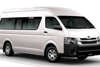 White 2016 Toyota HiAce Bus Commuter