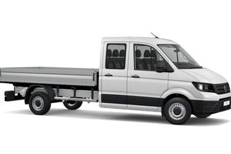 White 2025 Volkswagen Crafter Dual Cab Chassis 35 Tdi410 Lwb Fwd (3.55T)