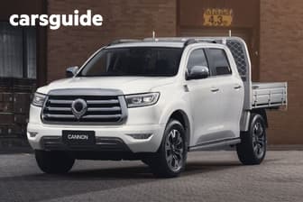 Silver 2024 GWM UTE Dual Cab Chassis Tray Cannon-L (4X4)
