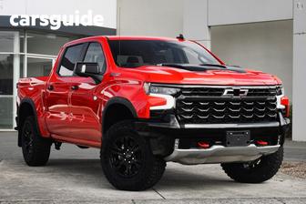 Red 2026 Chevrolet Silverado Crew Cab Pickup 1500 Zr2