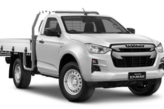 White 2023 Isuzu D-MAX Cab Chassis Sx (4X4)
