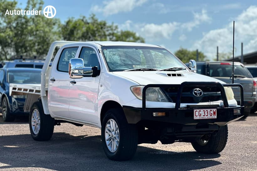 White 2007 Toyota Hilux Dual Cab Pick-up Sr (4X4)