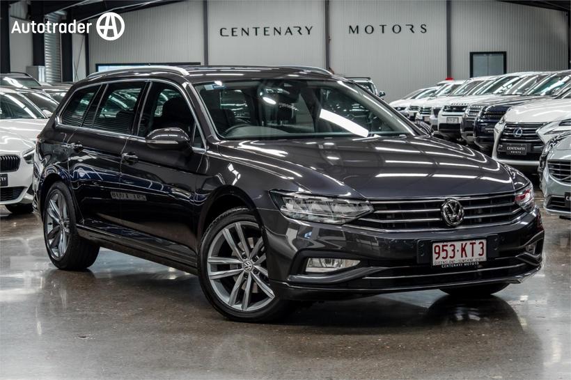 Black 2020 Volkswagen Passat Wagon 140Tsi Business