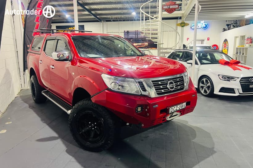 Red 2015 Nissan Navara Dual Cab Utility St (4X4)