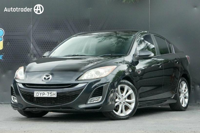 Black 2009 Mazda 3 Sedan Sp25