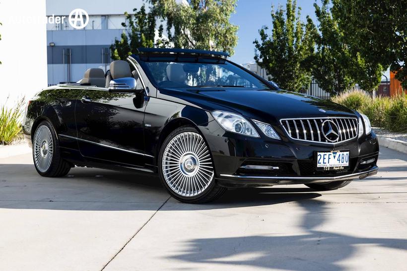 Black 2012 Mercedes-Benz E250 Cabriolet Elegance B.E