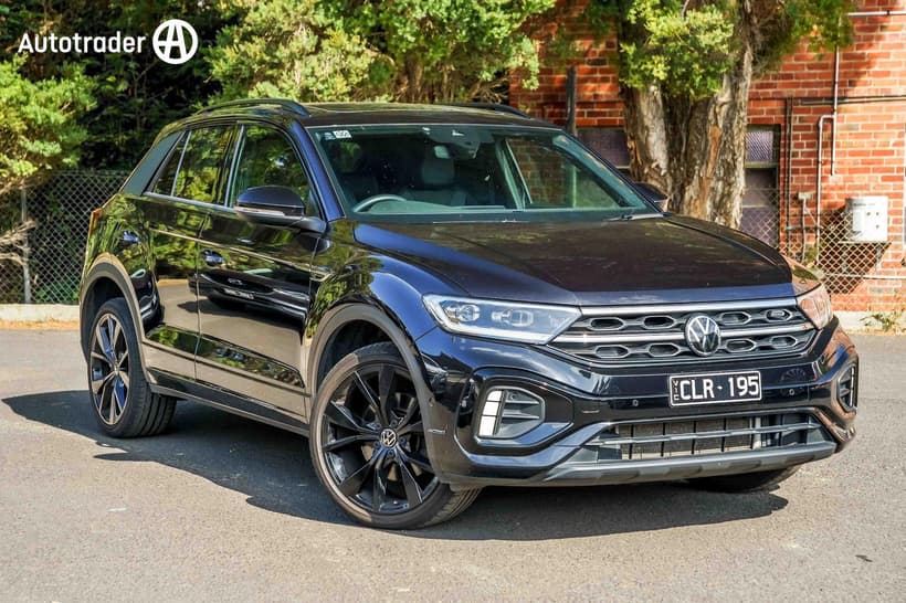 Black 2022 Volkswagen T-ROC Wagon 140Tsi R-Line (Restricted Ftr)