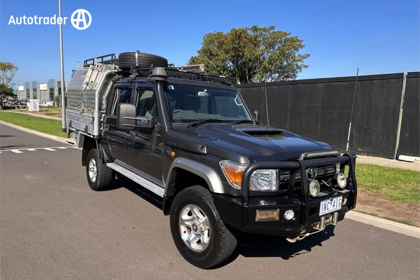 Grey 2018 Toyota Landcruiser Double Cab Chassis Gxl (4X4)