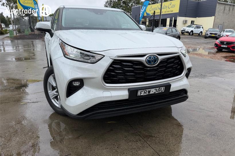 White 2022 Toyota Kluger Wagon Gx Hybrid Awd