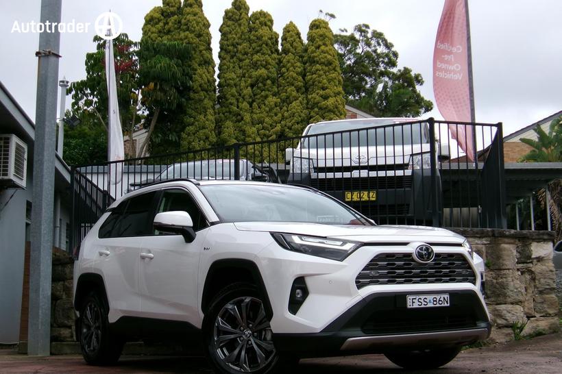 White 2024 Toyota RAV4 Wagon Gxl (2Wd) Hybrid