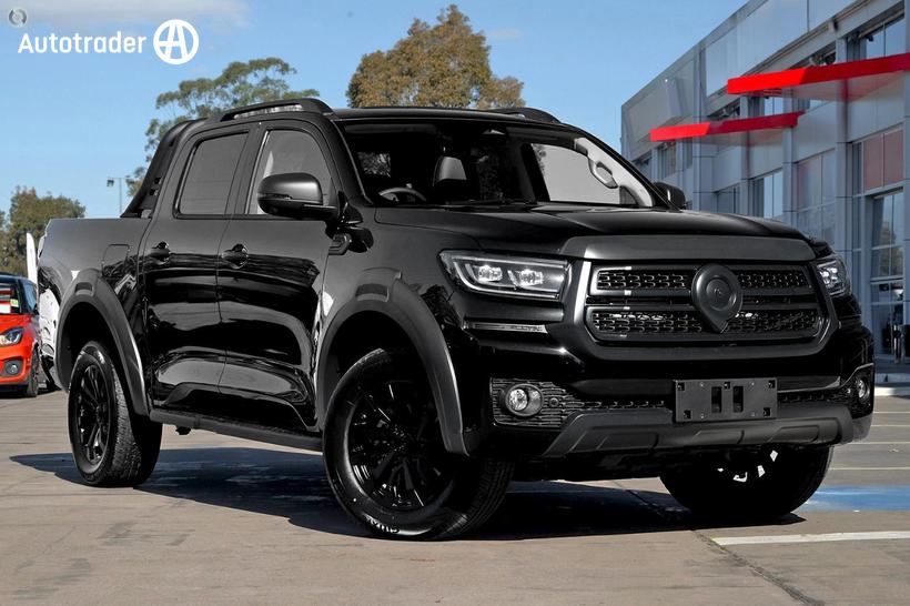 Black 2025 GWM Cannon Dual Cab Utility Vanta (4X4)