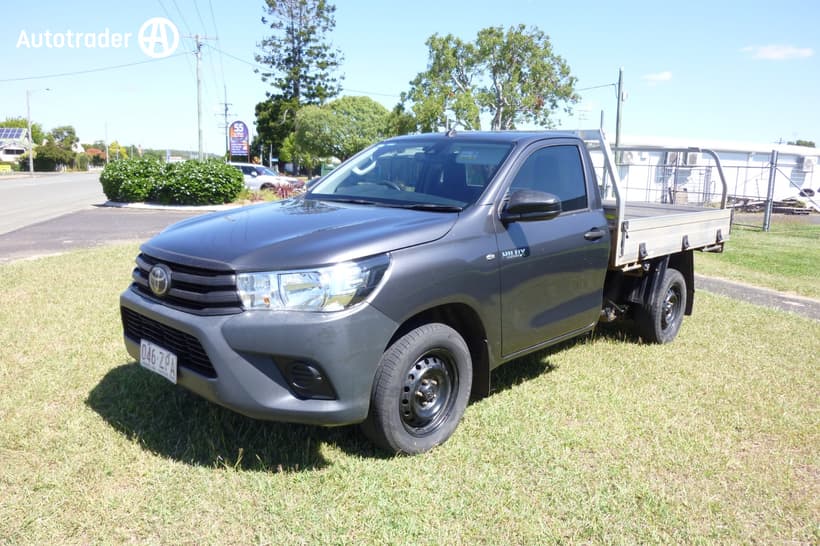 Grey 2019 Toyota Hilux Cab Chassis Workmate
