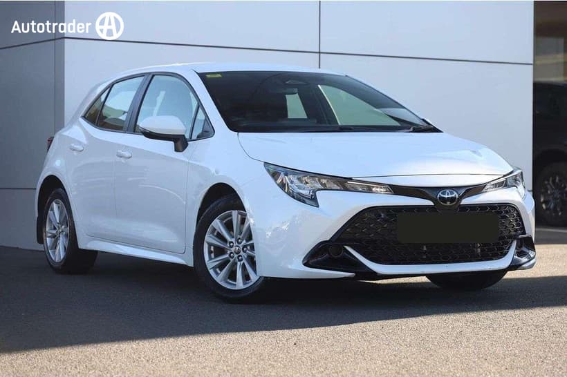 White 2024 Toyota Corolla Hatchback Ascent Sport