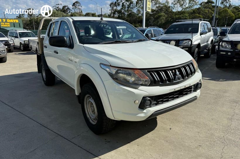 White 2018 Mitsubishi Triton Dual Cab Chassis Glx (4X4)