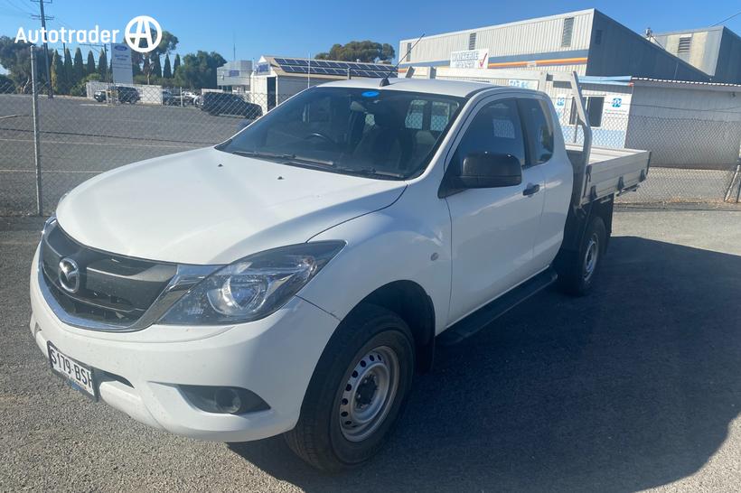 White 2017 Mazda BT-50 Freestyle Cab Chassis Xt (4X4)