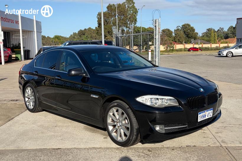 Black 2012 BMW 520D Sedan