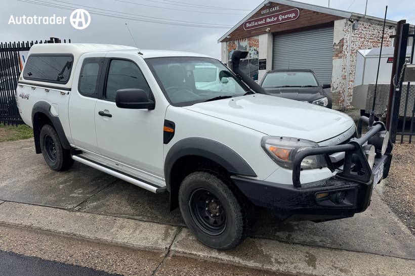 White 2009 Ford Ranger Super Cab Chassis Xl (4X4)