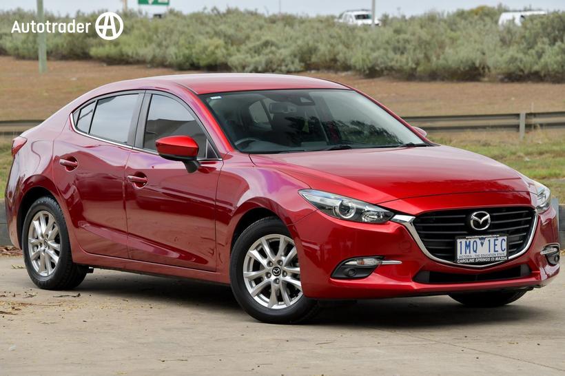 Red 2018 Mazda 3 Sedan Maxx