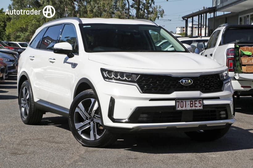 White 2021 Kia Sorento Wagon Sport+ 7 Seat