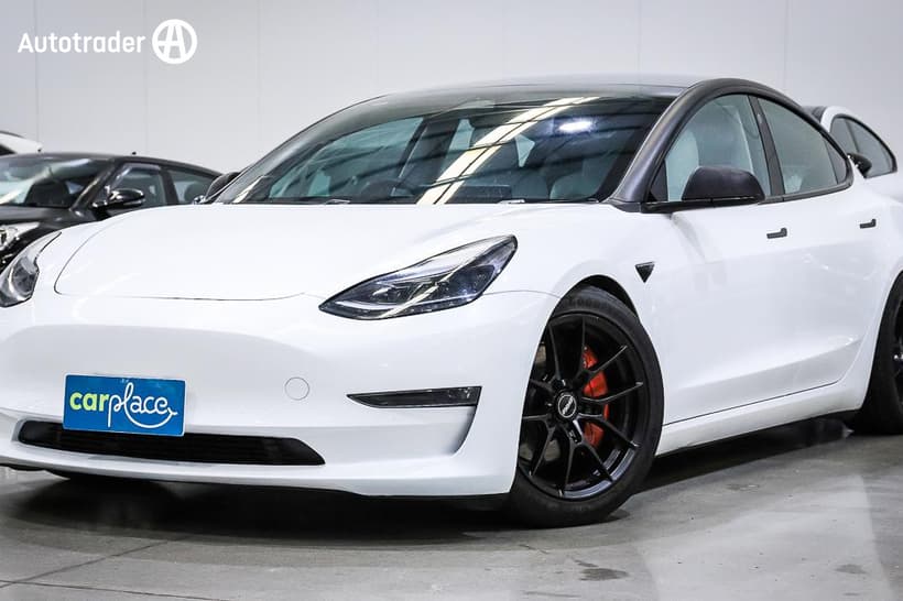 White 2022 Tesla Model 3 Sedan Long Range