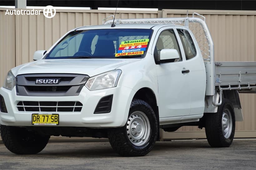 White 2018 Isuzu D-MAX Space Cab Chassis Sx (4X4)
