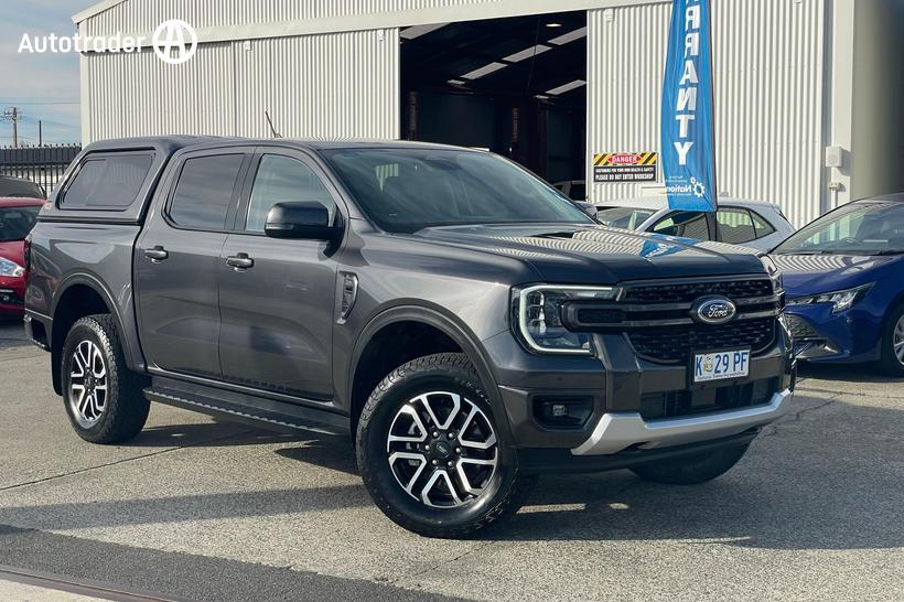 Grey 2022 Ford Ranger Double Cab Pick Up Sport 3.0 (4X4)