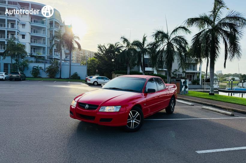 Red 2007 Holden Crewman Crew Cab Utility