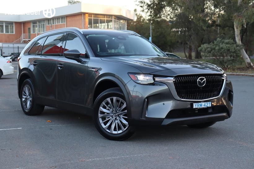 Grey 2023 Mazda CX-90 Wagon G50E Touring Mhev