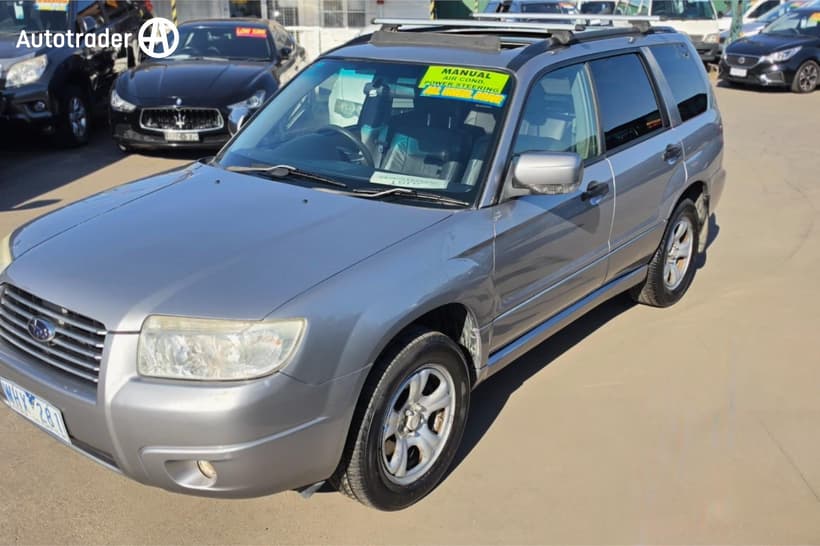 Silver 2008 Subaru Forester Wagon X