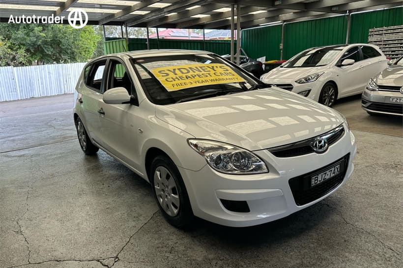 White 2009 Hyundai I30 Hatchback Sx
