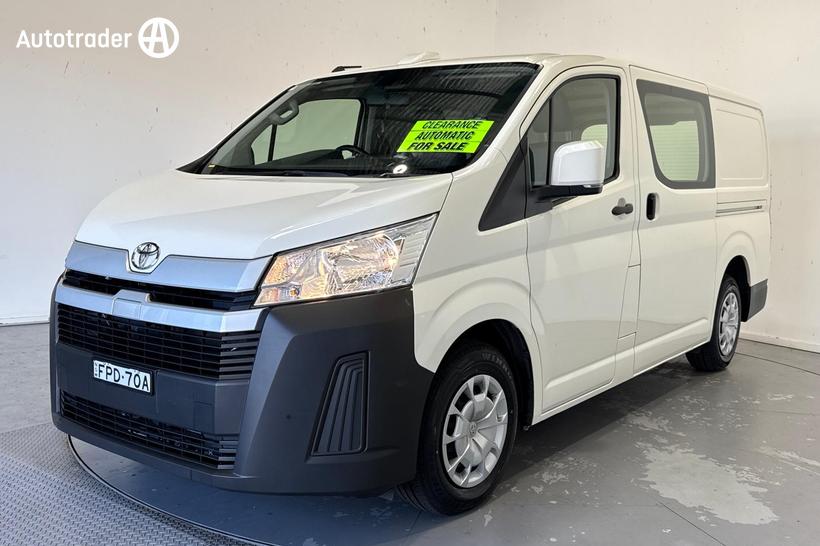 White 2025 Toyota HiAce Van Lwb (4 Door Option)