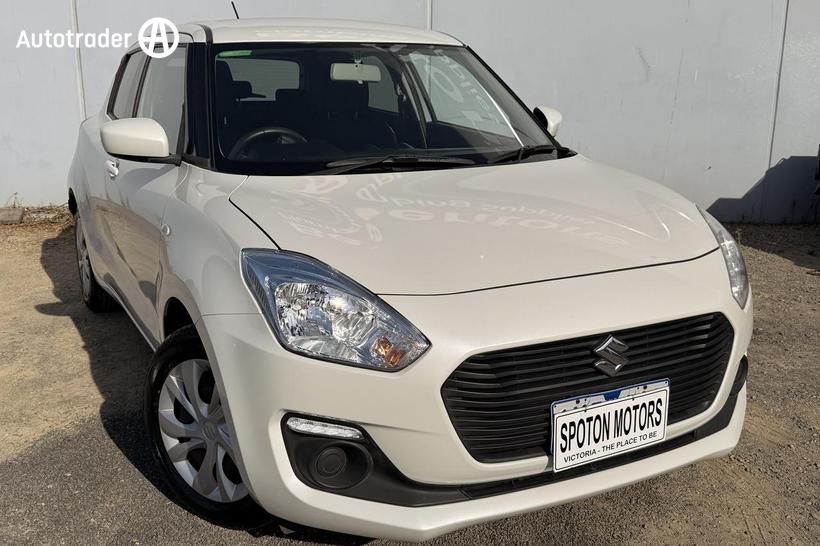 White 2017 Suzuki Swift Hatchback Hl