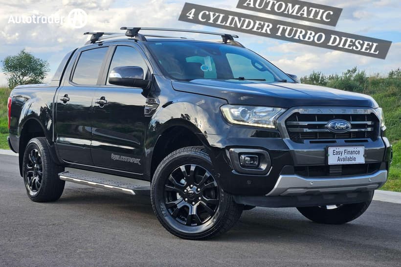 Black 2019 Ford Ranger Double Cab Pick Up Wildtrak 2.0 (4X4)