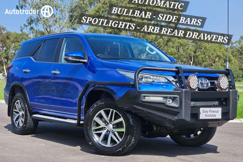 Blue 2018 Toyota Fortuner Wagon Crusade
