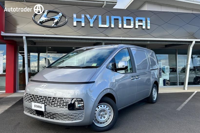 Silver 2025 Hyundai Staria Commercial