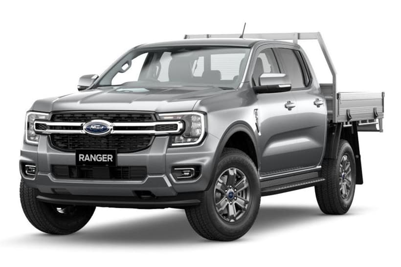 Grey 2026 Ford Ranger Double Cab Chassis Xlt 3.0 (4X4)